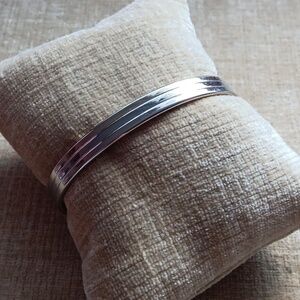 24K Electroplated Bangle Cuff Bracelet